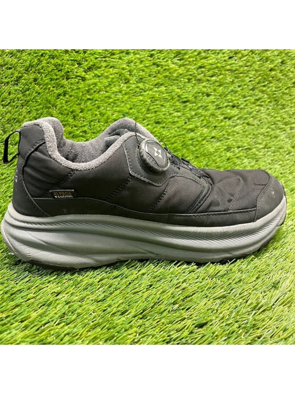 Nepa Isenberg Vertex Dial Mens Size 8.5 Black Gray Trekking Hiking Padded Shoes
